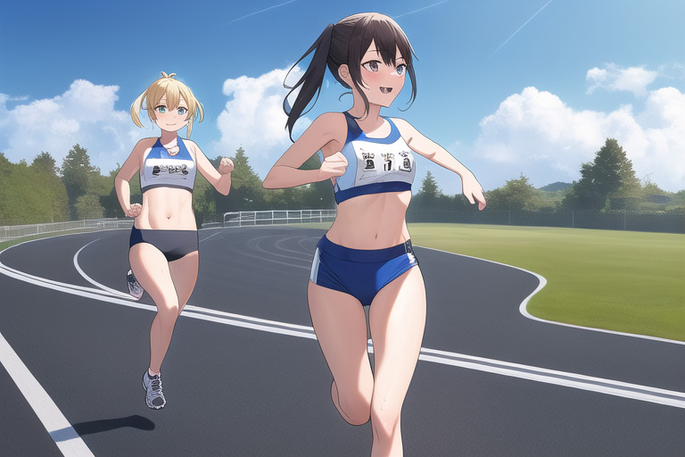 走る